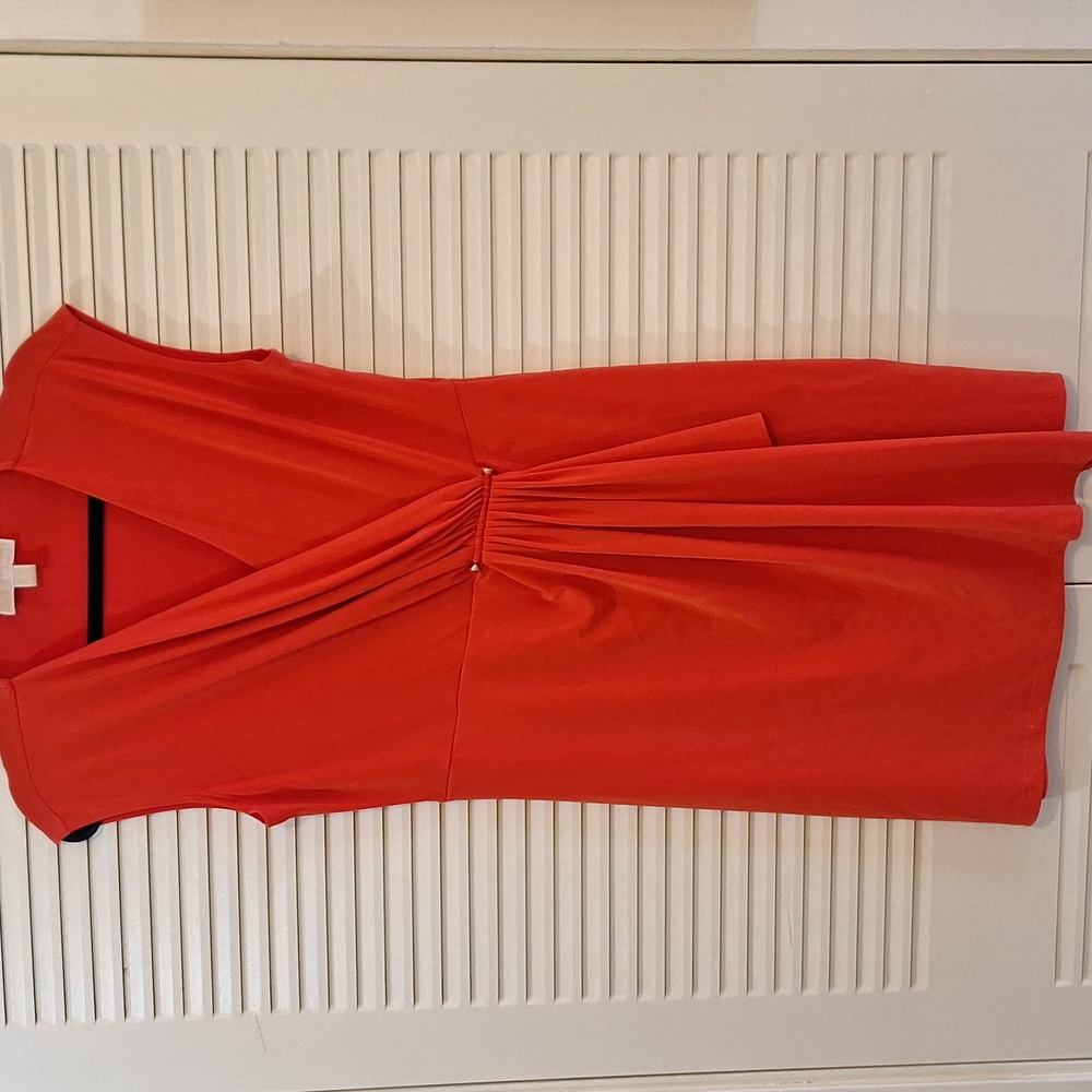 Michael Kors Orange Wrap Dress